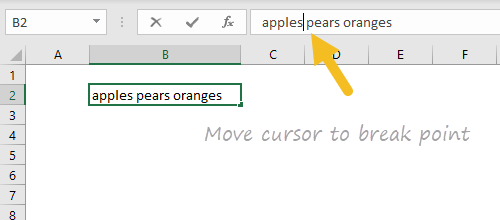 Excel Shortcut Insert Line Break In Cell Exceljet